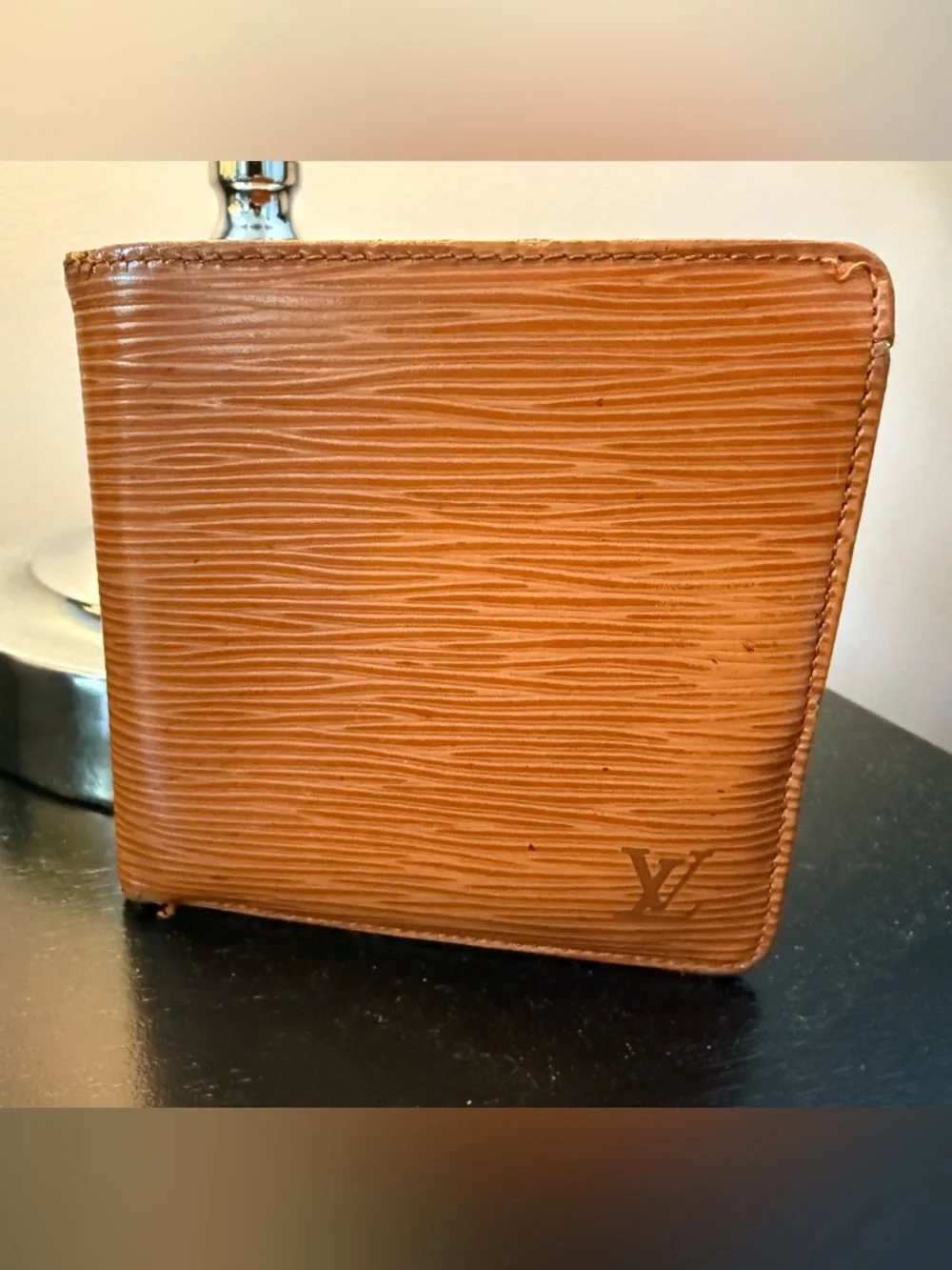 Louis Vuitton Brown Epi Leather Bifold Wallet